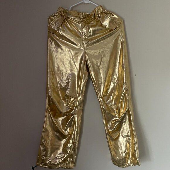 Metallic Gold Pants - Picture 8 of 9